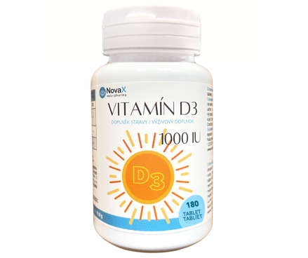 Vitamín D3 1000 IU (180 tabliet)
