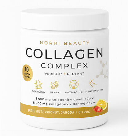 Norri Beauty Collagen Complex - príchuť jahoda+citrus