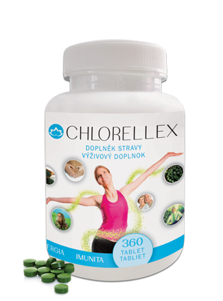 CHLORELLEX - čistá chlorella v tabletách na prečišteniu organizmu a imunitu